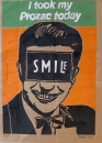Smile, gravure sur papier industriel, 2018, 68x 50 cm