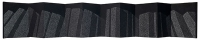 Leporello, fusain comprimé sur papier, 2018,15X96,5 cm
