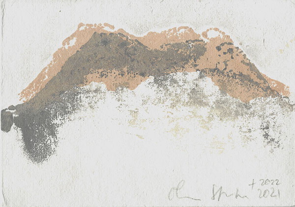 Technique mixte sur papier, 2022, 20,5 x 29.3 cm