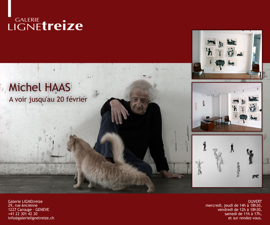 Exposition à la galerie Ligne 13 - Michel Haas